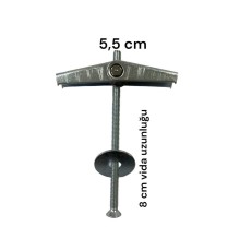 Alçıpan Askı Dübel Yaylı 12X80 5 Adet