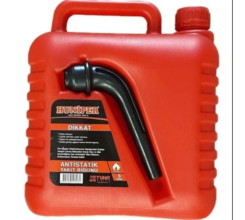 Huniper 5 Litre Antistatik Yakıt Bidonu Huniper 5 Litre Antistatik Yakıt Bidonu