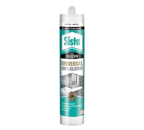 Sista Üniversal Beyaz Silikon 280 ml Sista Üniversal Beyaz Silikon 280 ml
