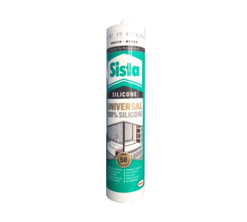 Sista Üniversal Beyaz Silikon 280 ml Sista Üniversal Beyaz Silikon 280 ml