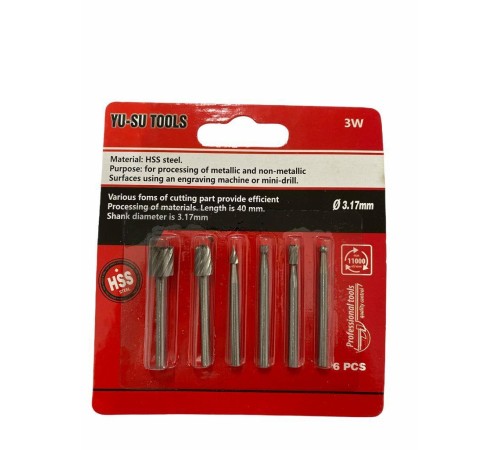 Yusu Tools Hss Mini Oyma Seti 6 Parça