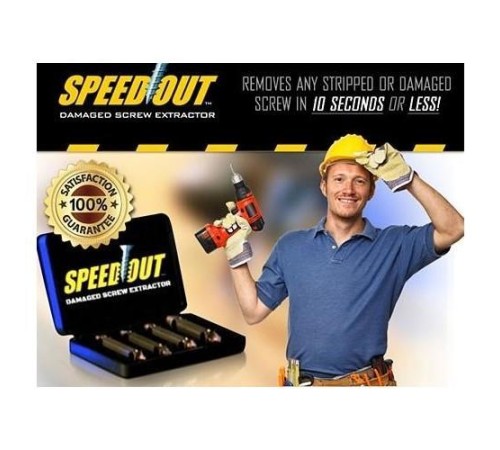 Speed Out Hasar Görmüş Vida Çıkarıcı 4 Parça