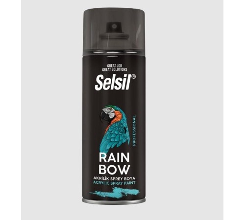 Selsil Rainbow Akrilik Sprey Boya 9005 Parlak Siyah Selsil Rainbow Akrilik Sprey Boya 9005 Parlak Siyah