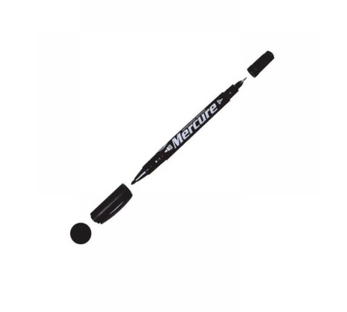 Mercure Cd Kalemi Siyah Çift Uçlu İnce Kalın