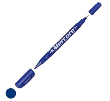 Mercure Cd Kalemi Mavi Çift Uçlu İnce Kalın