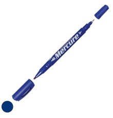 Mercure Cd Kalemi Mavi Çift Uçlu İnce Kalın