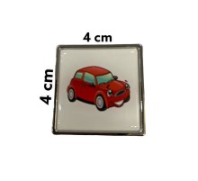 Simge Kare Krom Çekmece Düğmesi