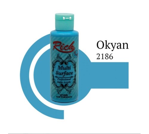 Rich Multi Surface 2186 Okyanus Akrilik Boya 130 cc Rich Multi Surface 2186 Okyanus Akrilik Boya 130 cc