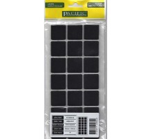 Pacific 6030 BL Yapışkanlı Keçe 30 mm X 30 mm Siyah