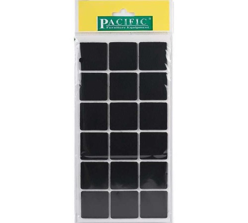 Pacific 6035 BL Yapışkanlı Keçe 35 mm X 35 mm Siyah Pacific 6035 BL Yapışkanlı Keçe 35 mm X 35 mm Siyah