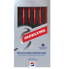 İzeltaş 4530 Elektronikçi Torx Tornavida Seti 6 Parça