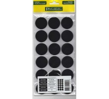 Pacific 6135 BL Yapışkanlı Keçe 35 mm Siyah