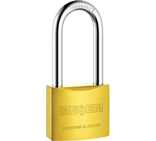 Meşem 311 Uzun Sarı Asma Kilit 38 mm