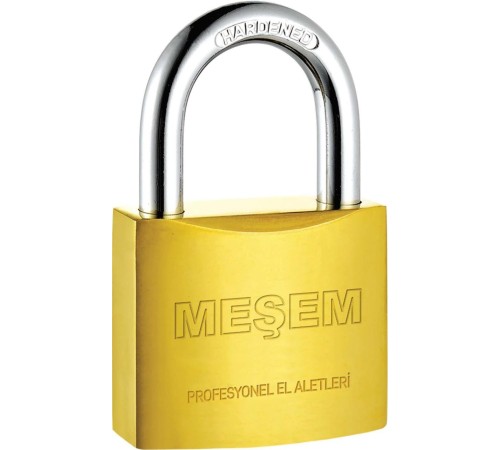 Meşem 304 Sarı Asma Kilit 38 mm