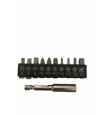 Uzatma Adaptörlü Bits Uç Seti 11 Parça