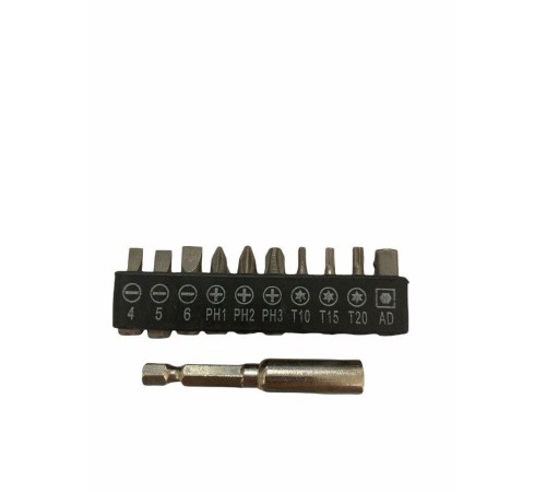 Uzatma Adaptörlü Bits Uç Seti 11 Parça