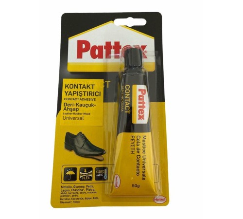 Pattex Deri Kauçuk Ahşap Yapıştırıcı 50 gr Pattex Deri Kauçuk Ahşap Yapıştırıcı 50 gr