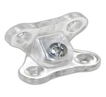 Şeffaf Açılı Kelebek Bağlantı 4 Adet