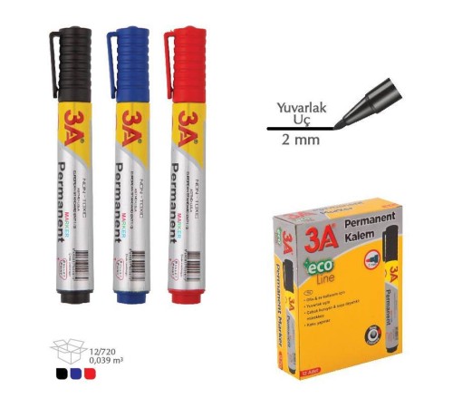 Eco Line 987 Kırmızı Koli Kalemi