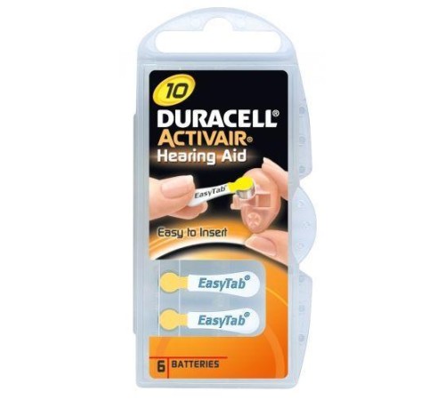 Duracell No:10 İşitme Cihazı Pili Duracell No:10 İşitme Cihazı Pili