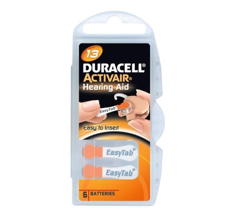 Duracell No 13 İşitme Cihazı Pili Duracell No 13 İşitme Cihazı Pili