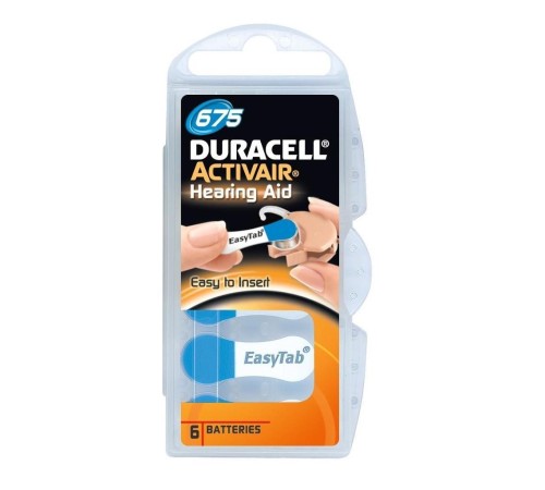 Duracell No:675 İşitme Cihazı Pili Duracell No:675 İşitme Cihazı Pili