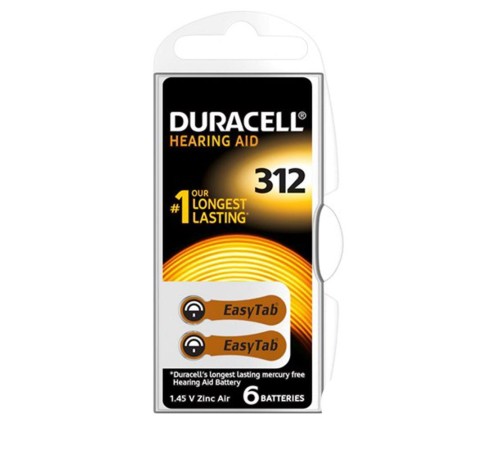 Duracell No:312 İşitme Cihazı Pili