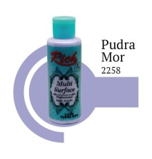 Rich Multi Surface 2258 Pudra Mor Akrilik Boya 130 cc