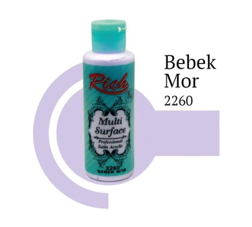 Rich Multi Surface 2260 Bebek Mor Akrilik Boya 130 cc Rich Multi Surface 2260 Bebek Mor Akrilik Boya 130 cc
