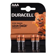 Duracell Alkalin Pil AAA 4'' lü Paket