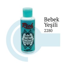 Rich Multi Surface 2280 Bebek Yeşili Akrilik Boya 130 cc