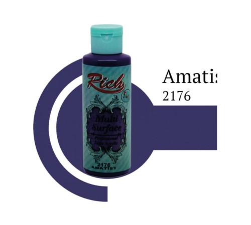 Rich Multi Surface 2176 Amatist Akrilik Boya 120 cc Rich Multi Surface 2176 Amatist Akrilik Boya 120 cc