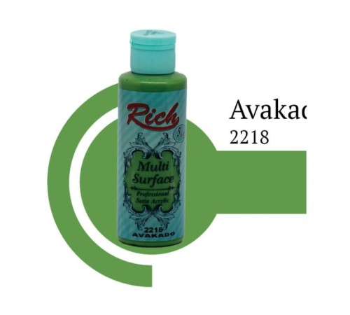Rich Multi Surface 2218 Avakado Akrilik Boya 120 cc