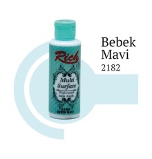 Rich Multi Surface 2182 Bebek Mavi Akrilik Boya 120 cc