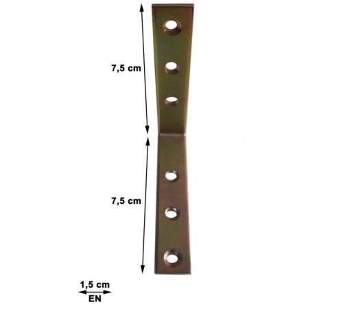 Masa Köşe 15x75 mm Masa Köşe 15x75 mm