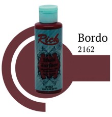 Rich Multi Surface 2162 Bordo Akrilik Boya 120 cc