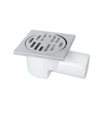 Gama Melez Yer Süzgeci 50 mm Yandan Çıkışlı 10x10 cm