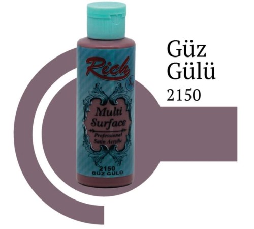 Rich Multi Surface 2150 Güz Gülü Akrilik Boya 120 cc Rich Multi Surface 2150 Güz Gülü Akrilik Boya 120 cc