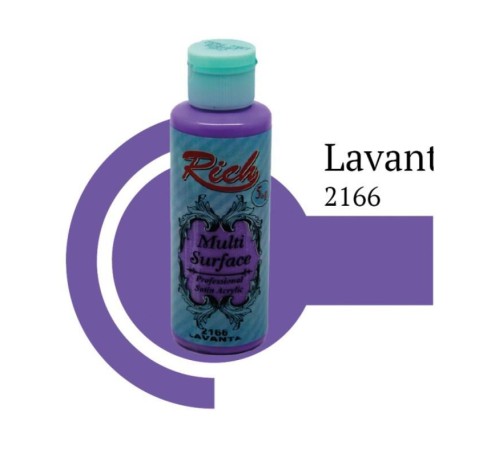 Rich Multi Surface 2166 Lavanta Akrilik Boya 120 cc Rich Multi Surface 2166 Lavanta Akrilik Boya 120 cc