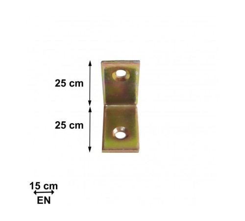Masa Köşe 15x25 mm Masa Köşe 15x25 mm