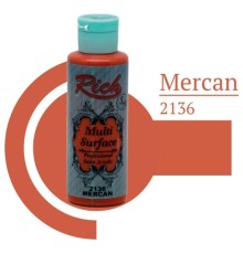 Rich Multi Surface 2136 Mercan Akrilik Boya 120 cc