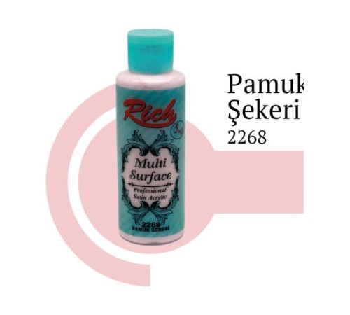 Rich Multi Surface 2268 Pamuk Şekeri Akrilik Boya 120 cc