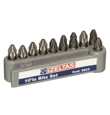 İzeltaş Pozidriv Bits Set PZ2 25 mm Set
