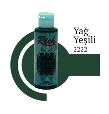 Rich Multi Surface 2222 Yağ Yeşili Akrilik Boya 120 cc