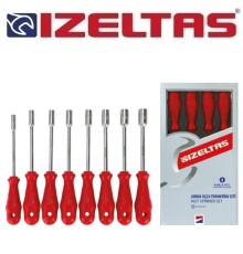 İzeltaş Lokma Uçlu Tornavida Takımı 8 Parça