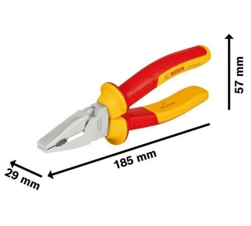 Bosch Profesyonel İzoleli Pense 180 mm Bosch Profesyonel İzoleli Pense 180 mm