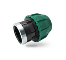 Poelsan Siyah 32X1 Dişi Adaptör