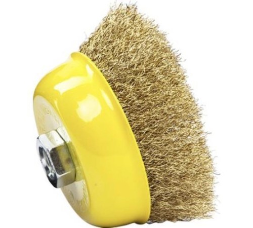 Kupa Saçaklı Tel Çanak Fırça 75 mm M14