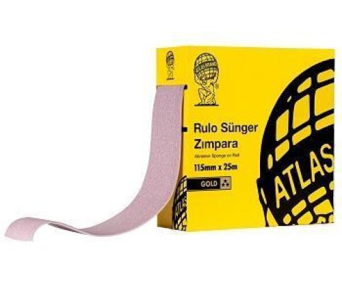 Atlas Gold 220 Kum Sünger Zımpara 115 mm 1 Metre Atlas Gold 220 Kum Sünger Zımpara 115 mm 1 Metre