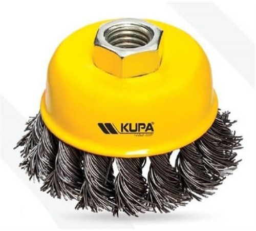 Kupa Burma Tel Çanak Fırça 100 mm M14